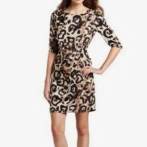 Yoana Baraschi Anthropology leopard dress women's size 4 (I20)